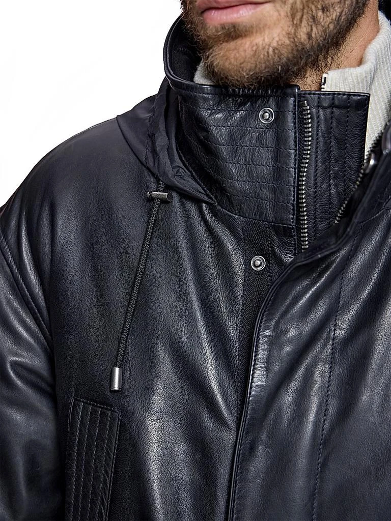 Maximilian Men
s Leather Parka Jackets 6