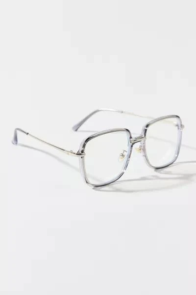 Urban Outfitters Harper Metal Oversized Square Readers 1