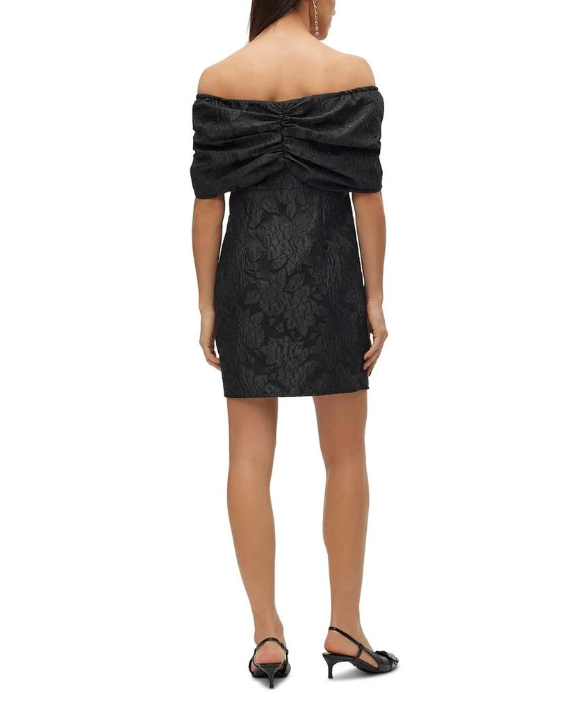 VERO MODA Bow Front Textured Mini Dress 3