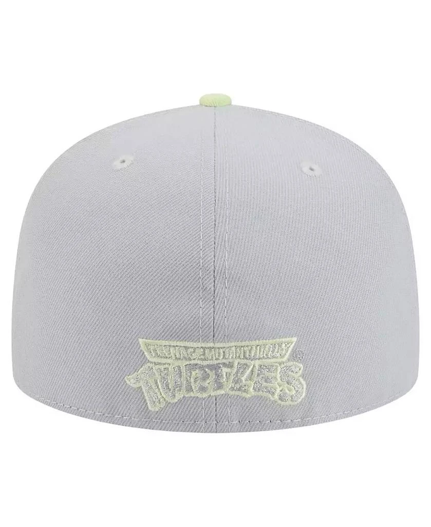 New Era Men's Gray/Light Green Teenage Mutant Ninja Turtles Two-Tone Color Pack 59FIFTY Fitted Hat 3