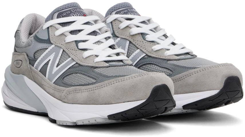 New Balance Gray 'Made in USA' 990v6 Sneakers 4