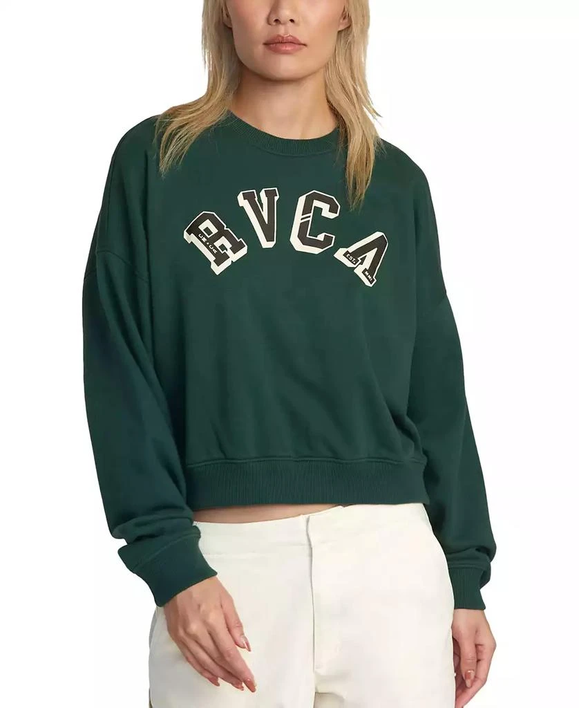 RVCA Juniors' Ivy League Fleece Crewneck Sweatshirt 1