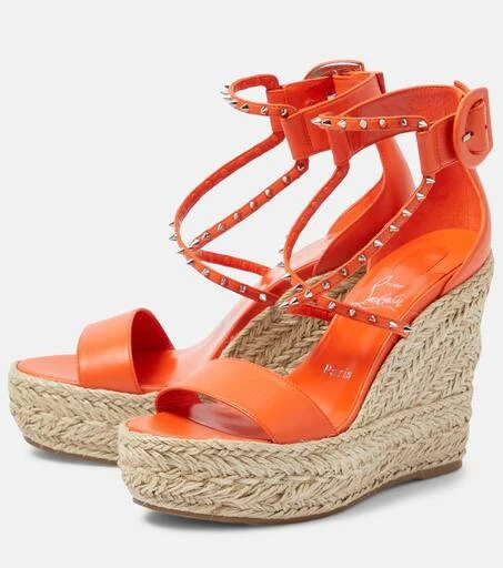 Christian Louboutin Chocazeppa Spikes 120 espadrille wedges 5
