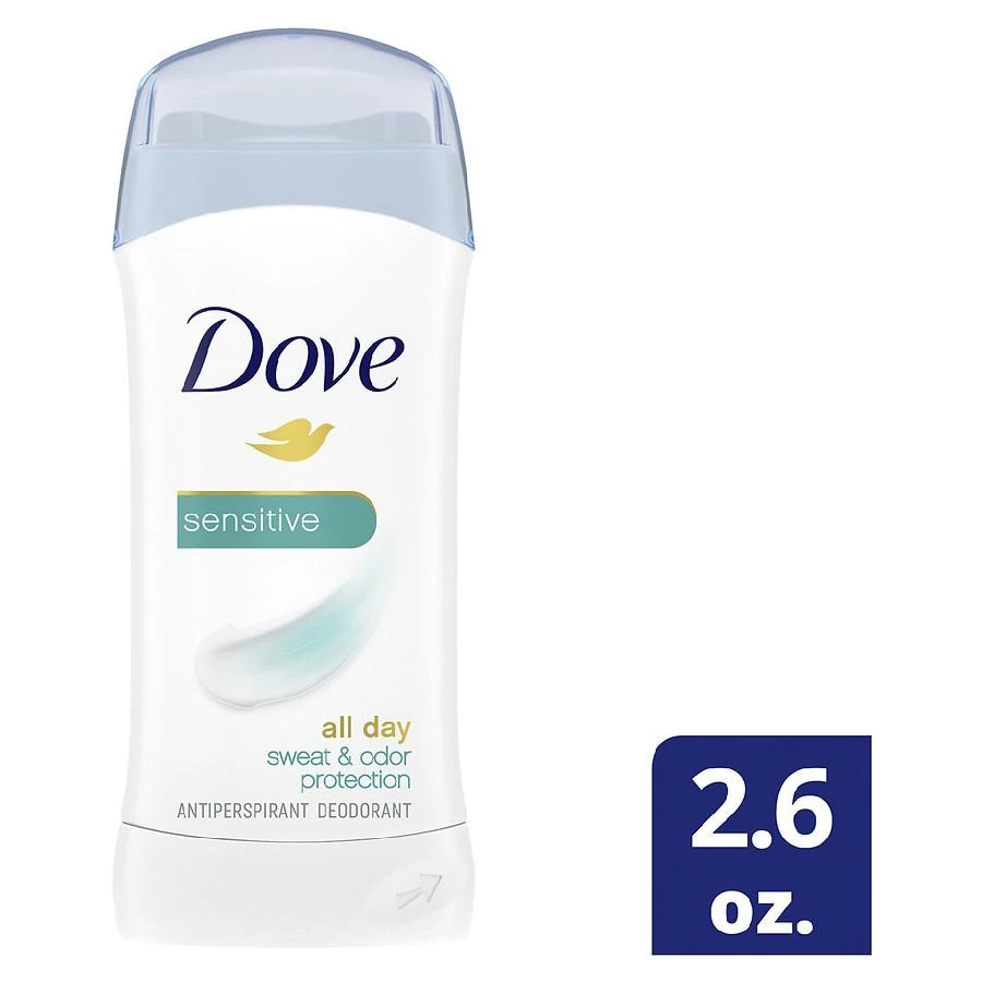 Dove Antiperspirant Deodorant Stick, Sensitive Sensitive Skin 3