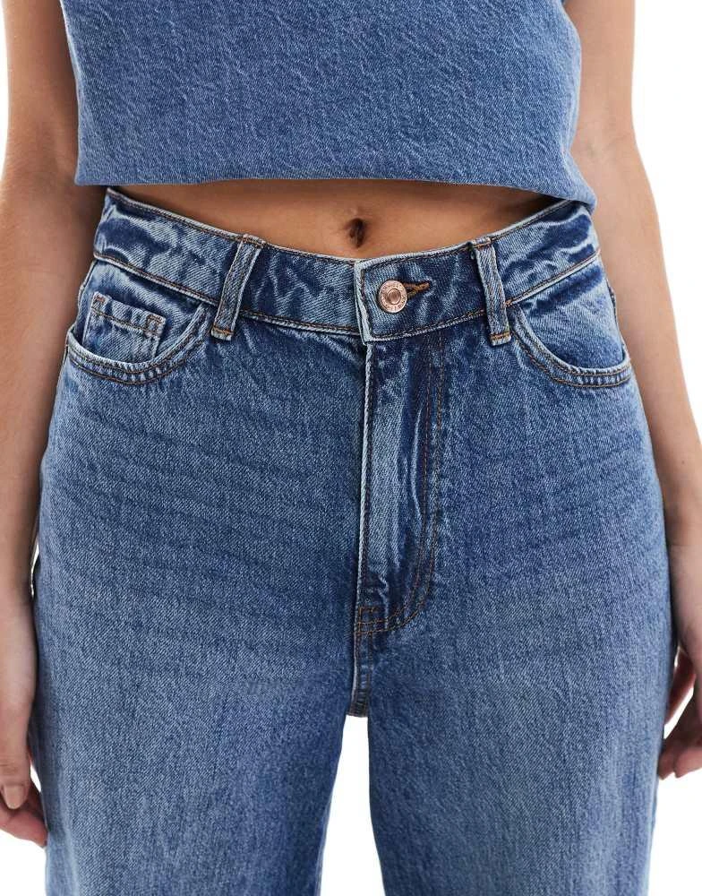 New Look New Look Adalae wide leg jean in mid blue 5