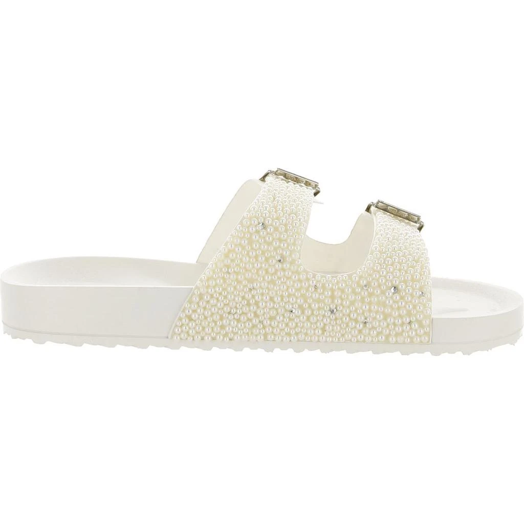 Madden Girl Teddy Womens Buckles Strappy Slide Sandals 2