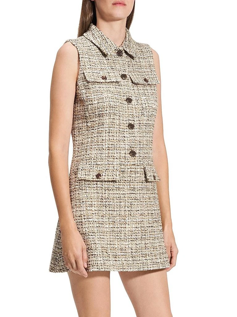 Theory Tweed Sleeveless Minidress 4