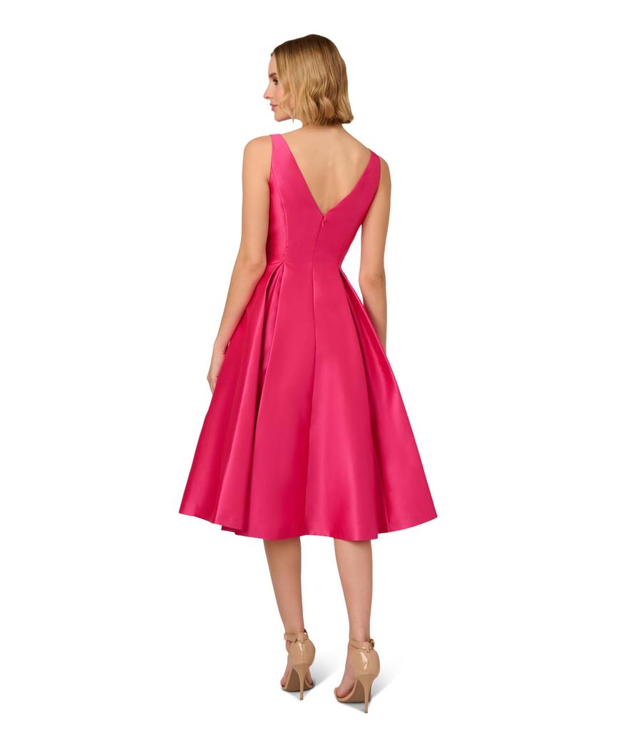 Adrianna Papell Sleeveless Tea Length Dress