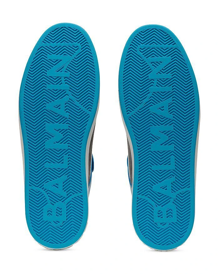 Balmain Men's B Court Flip Leather & Suede Sneaker 11