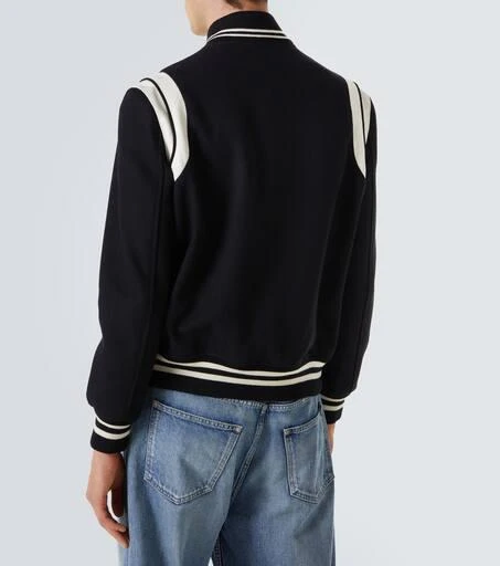 Yves Saint Laurent Teddy varsity jacket 4