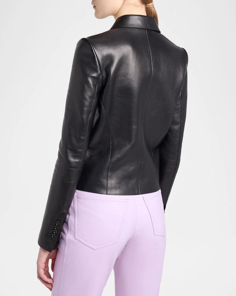 Tom Ford Nappa Leather Double-Breasted Blazer 3