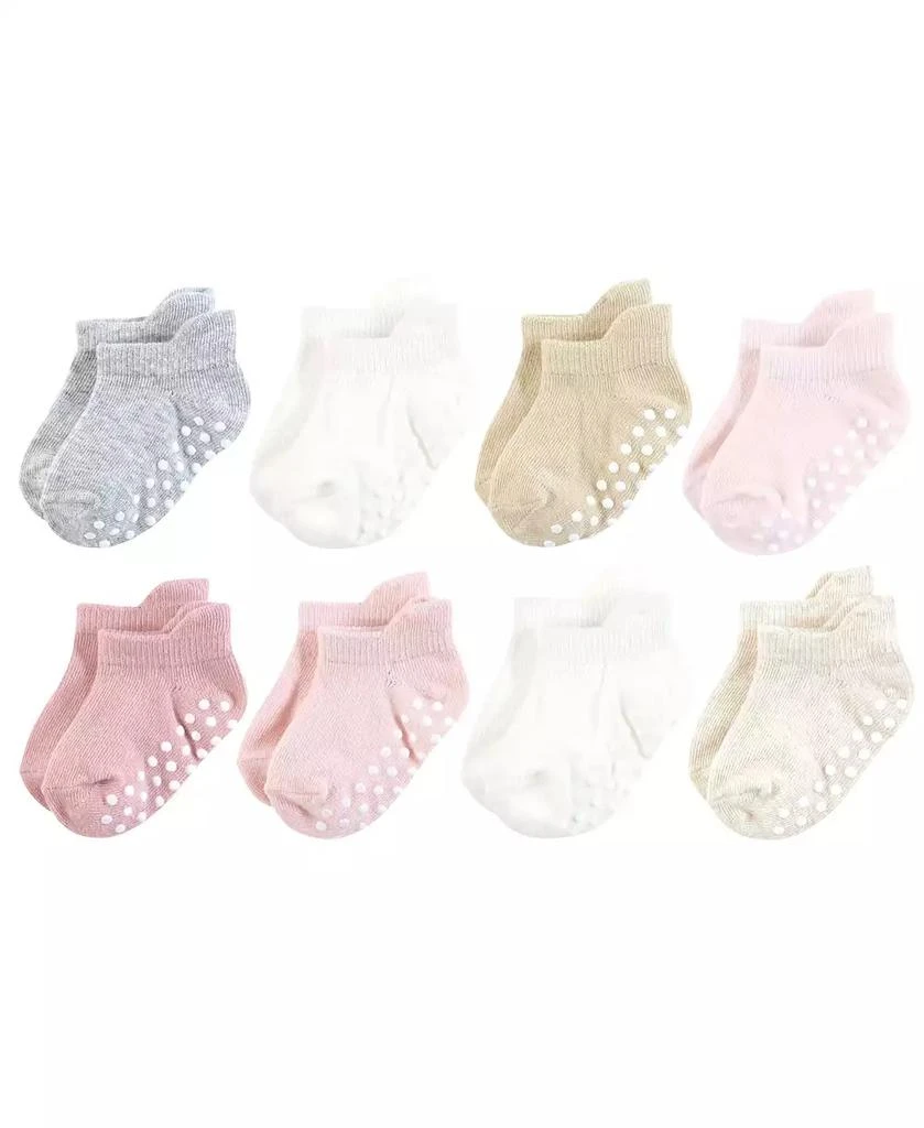 Touched by Nature 12Pk Natural Non-Skid No-Show Socks
