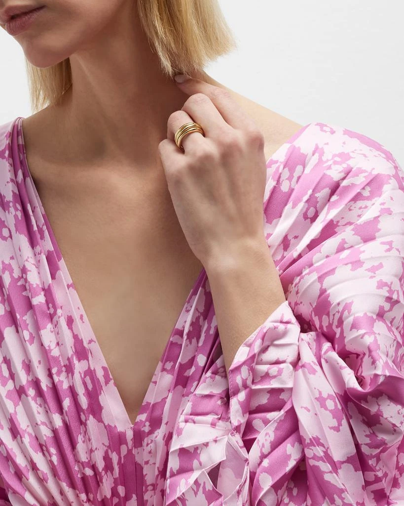 Ippolita Smooth Squiggle Triple Band Ring in 18K Gold 6