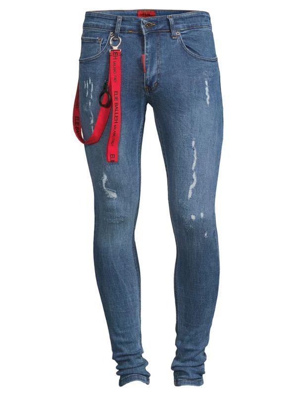 Elie Balleh Ripped Skinny Jeans 3