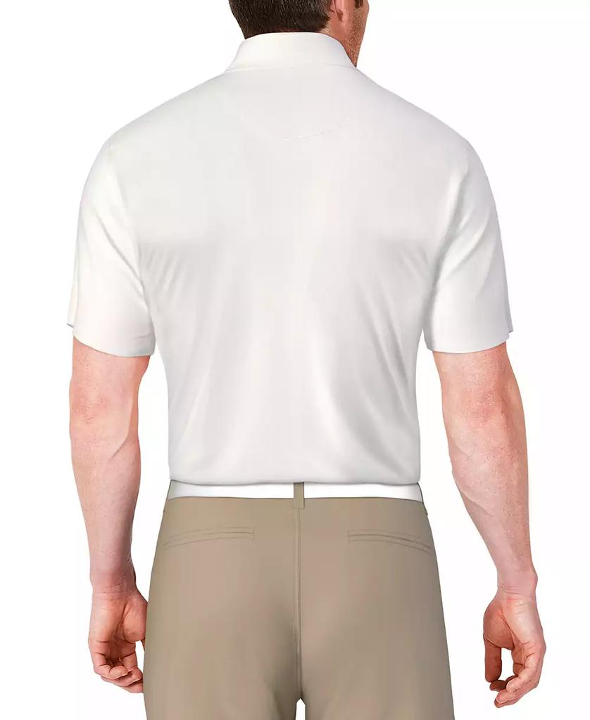 PGA TOUR Men's Short Sleeve Chest Stripe Golf Polo Shirt