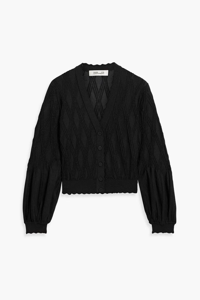 Diane von Furstenberg Pamela cable-knit cardigan