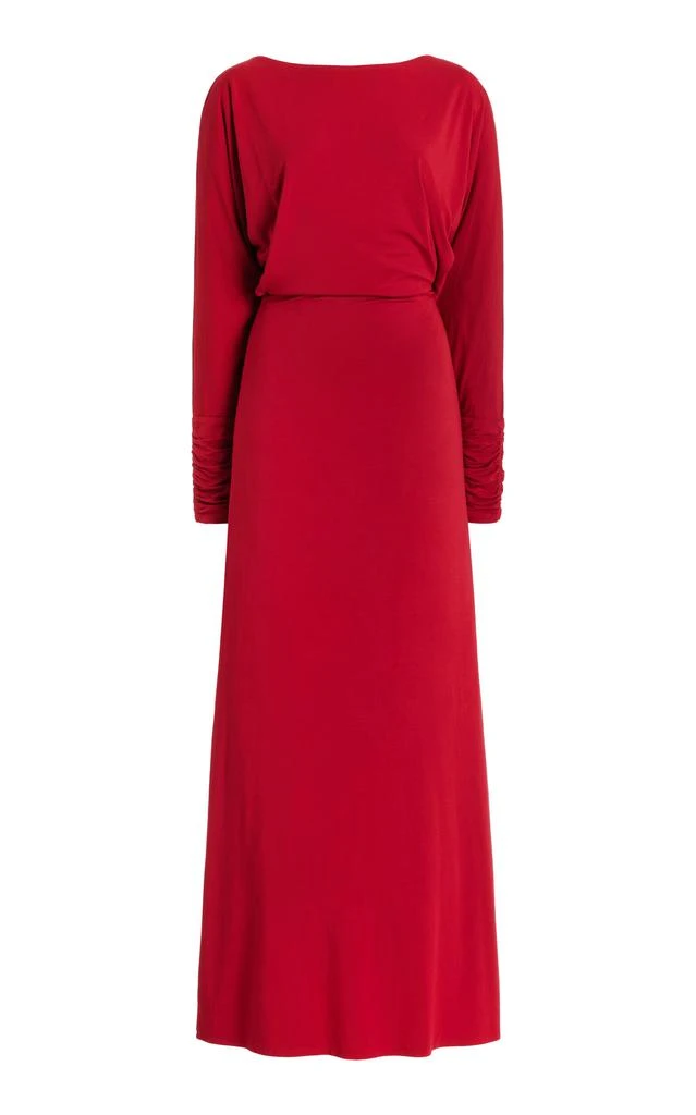Posse - Sienna Draped Jersey Maxi Dress - Red - XS - Moda Operandi  On  Sale Now with Up to 75% Off | Discover Exclusive Deals & Savings at  BeyondStyle