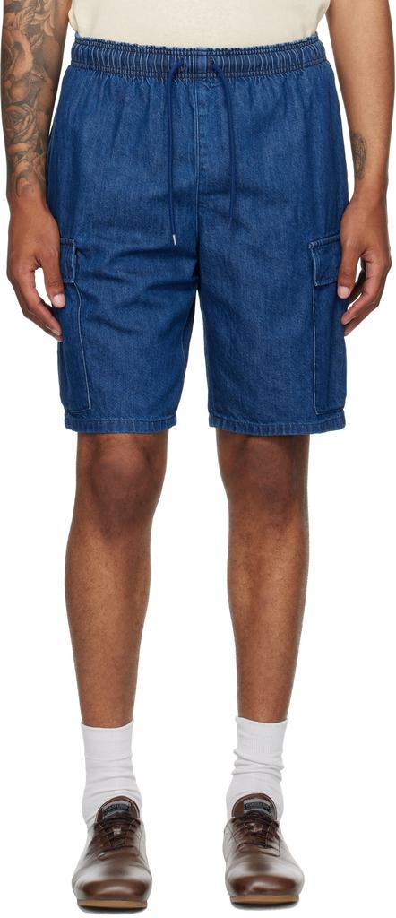 Navy MILS2301 Denim Shorts – On Sale Now with Up to 16% Off