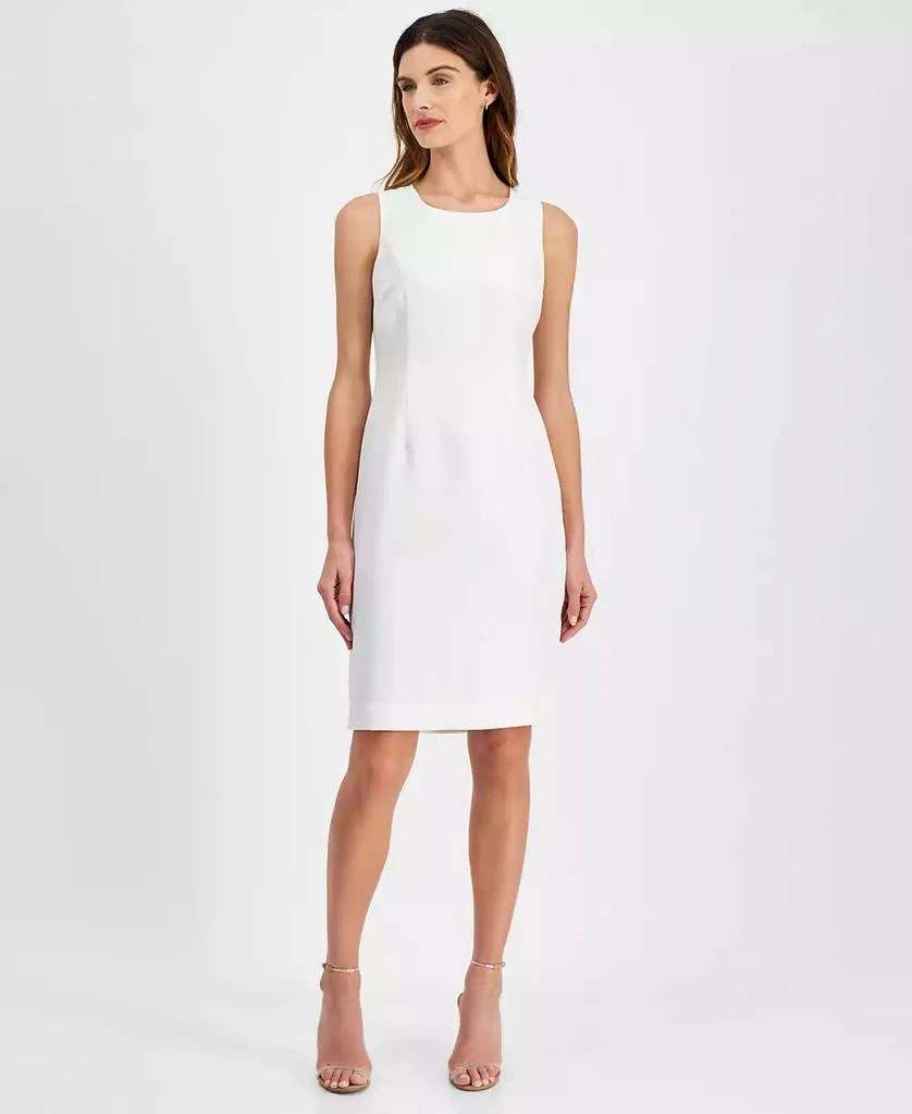 Le Suit Women's Sheath Dress with Topper Jacket 4