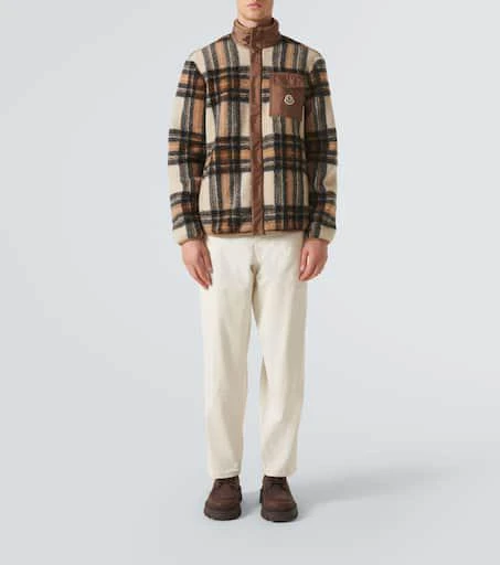 Moncler Checked teddy jacket  2