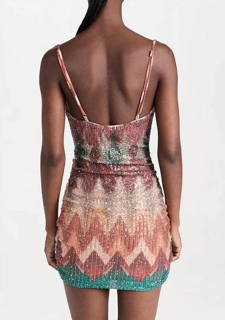 Ramy Brook Nia Dress In Multi Chevron 3