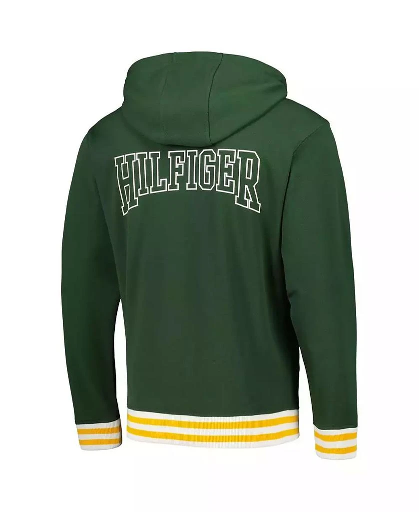 Tommy Hilfiger Men's Green Green Bay Packers Aaron Quarter-Zip Hoodie 3