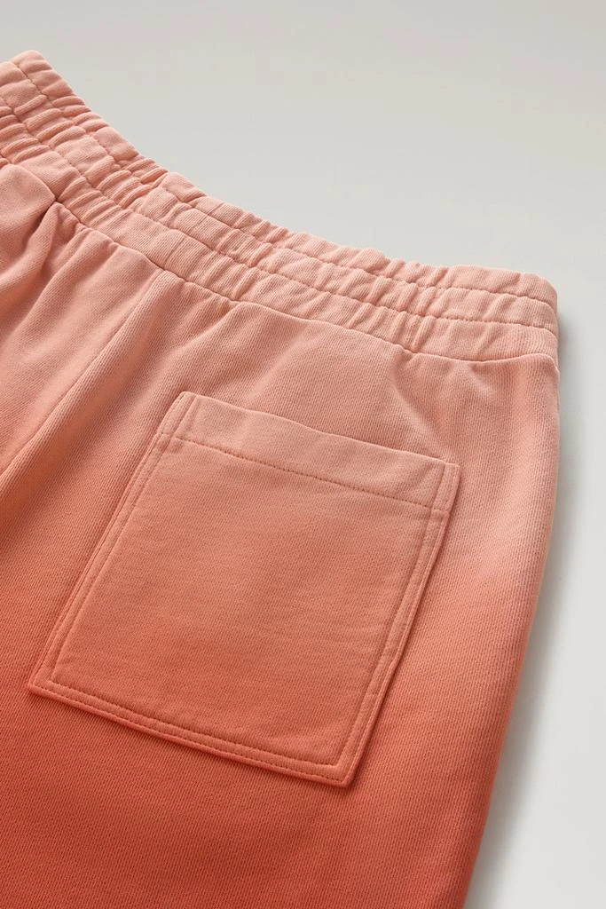 Woolrich Shorts in Garment-Dyed Cotton Fleece with Color Shades - Women - Pink 7