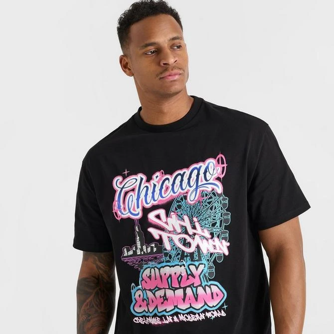 SUPPLY & DEMAND Men's Supply & Demand Chicago Graphic T-Shirt 9