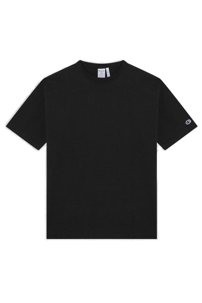 CHAMPION Champion Logo Patch Crewneck T-Shirt 1