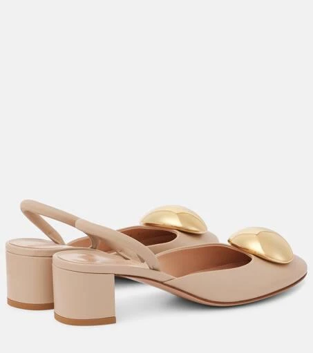 Gianvito Rossi Sphera 45 leather slingback pumps 3