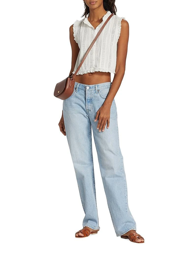 DÔEN Hallie Lace Crop Top 2