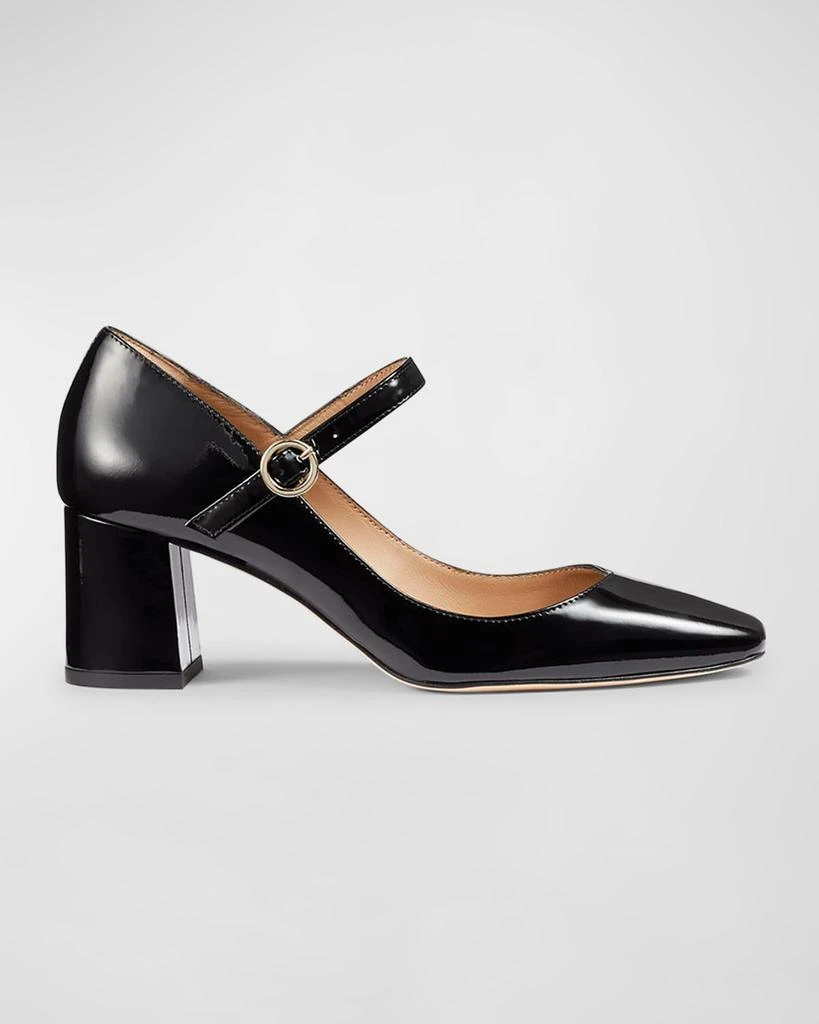 LK Bennett Winter Leather Mary Jane Pumps 1
