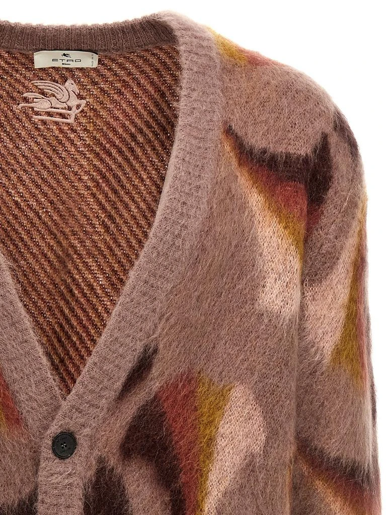 ETRO Etro Button-Up Jacquard Knitted Cardigan 3