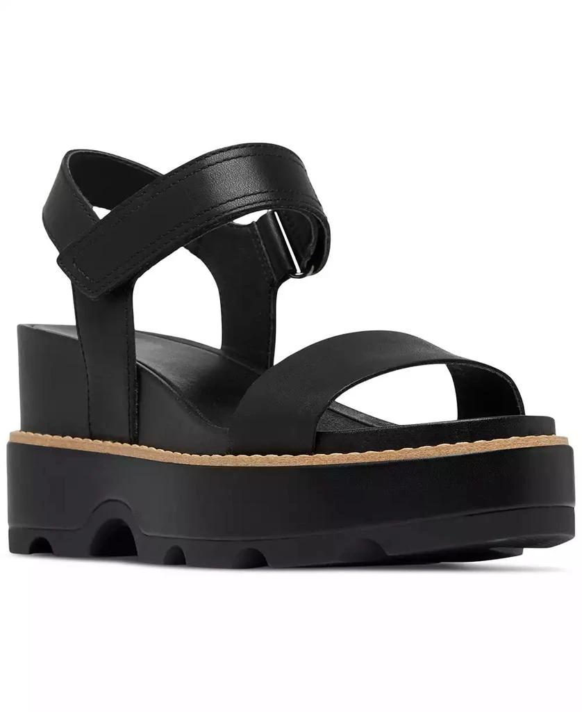 SOREL Women's Joanie IV Y-Strap Wedge Sandals 1