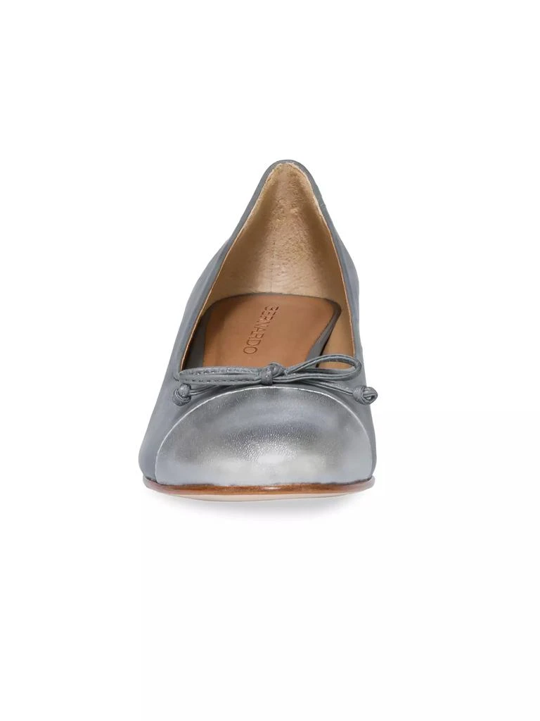 Bernardo Marisol Leather Cap-Toe Pumps 4