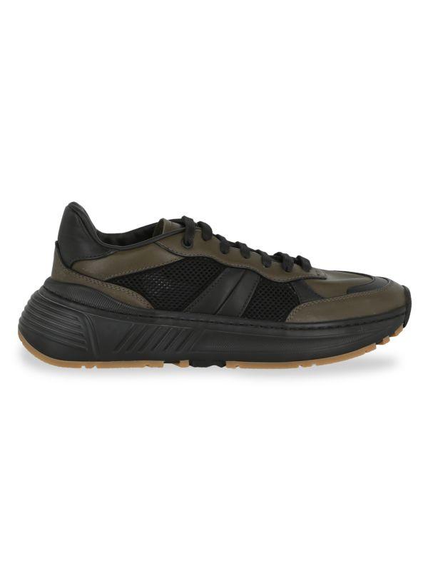 Bottega Veneta Men's Speedster Leather & Mesh Sneakers