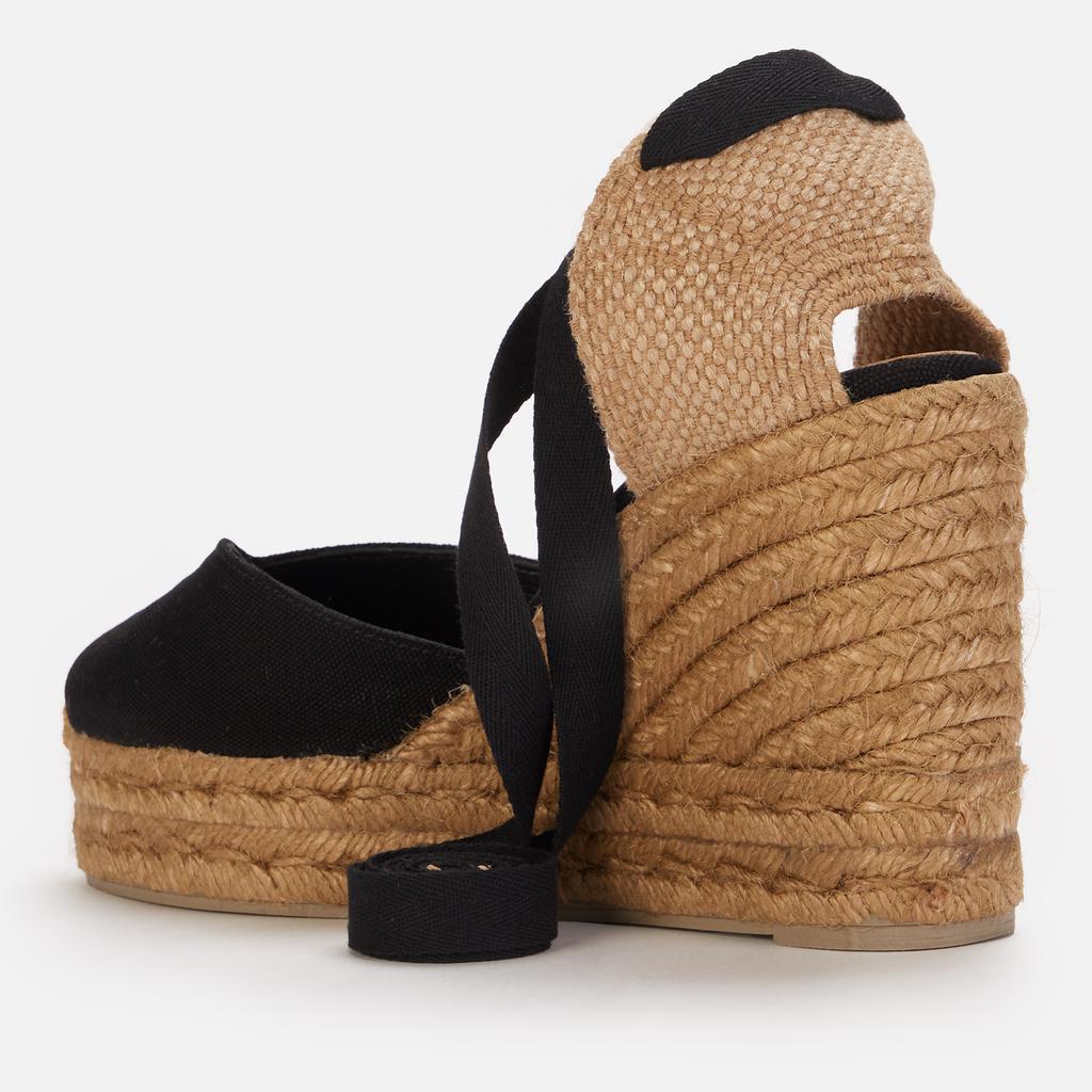 Castaner Castañer Women's Chiara 8Ed Canvas Wedged Espadrilles