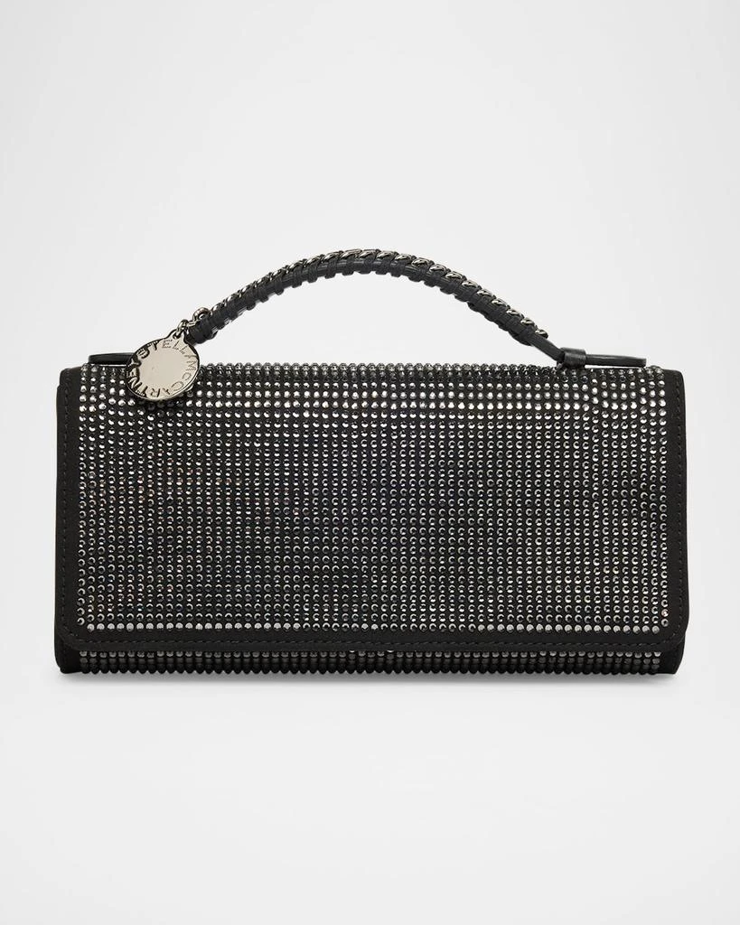 Stella McCartney Falabella Crystal Alter Suede Top-Handle Bag 1
