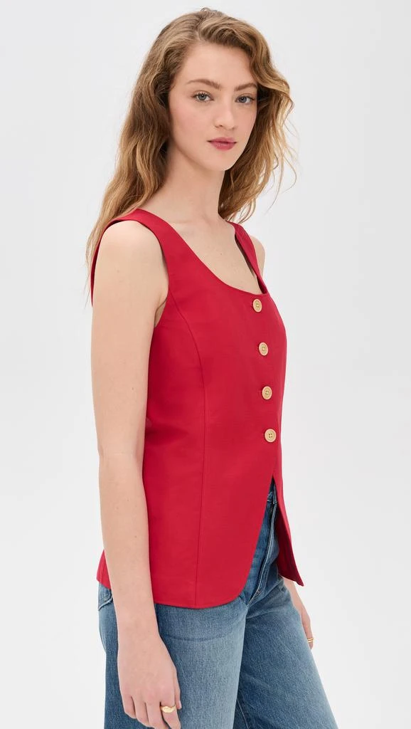 Alex Mill Soho Scoop Vest In Linen Cotton 3