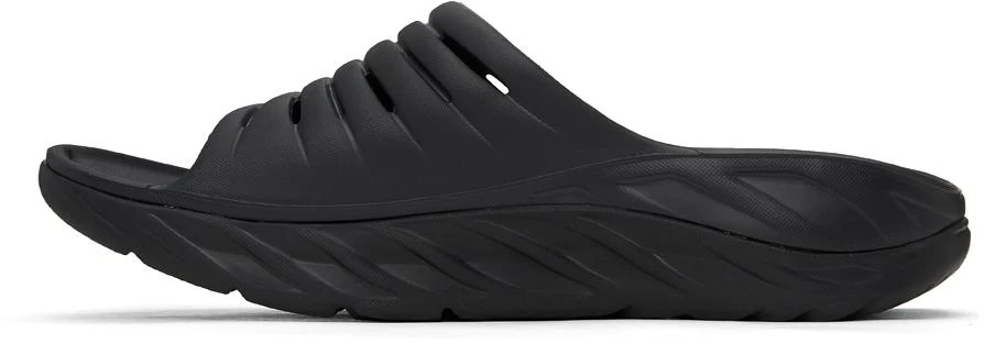 Hoka One One Black Ora Recovery Slides 3