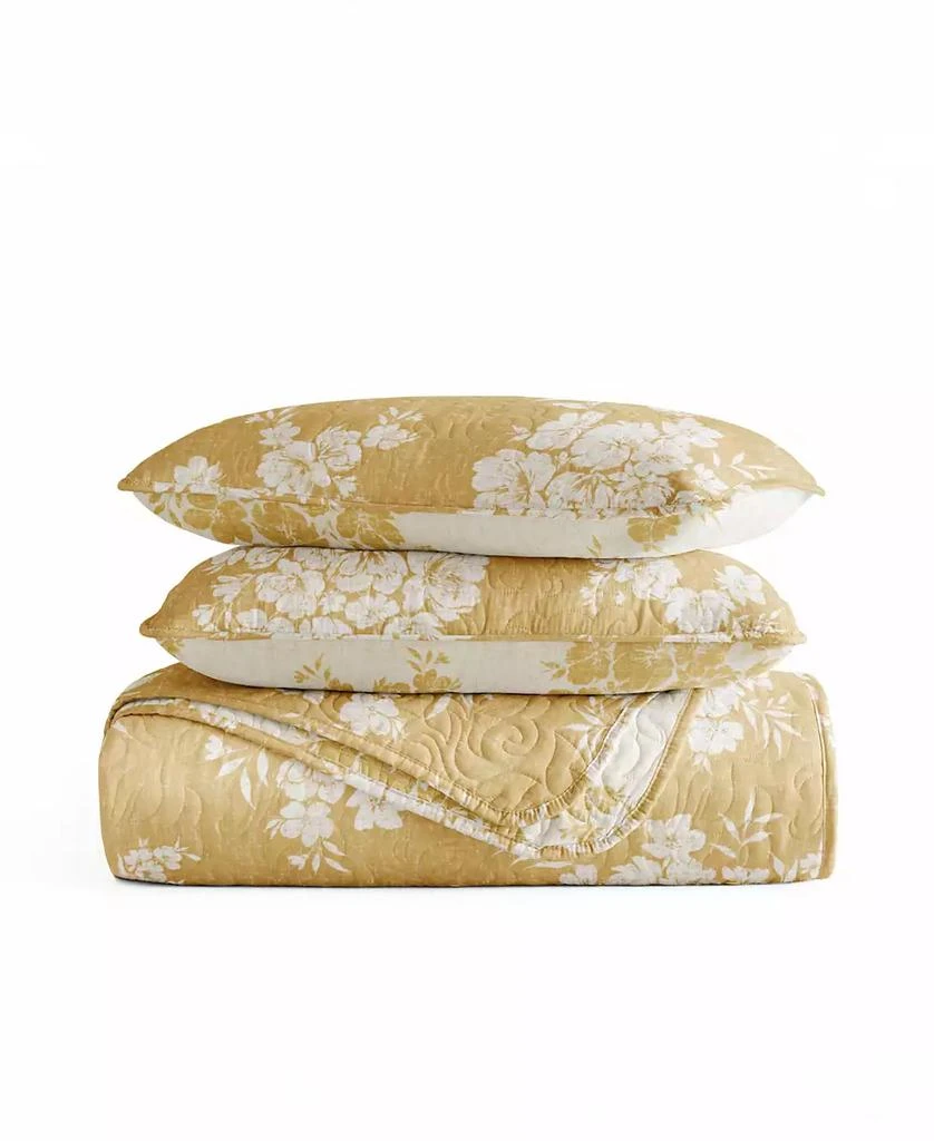 IENJOY HOME Distressed Bouquet Reversible 2-Pc. Quilt Set 4