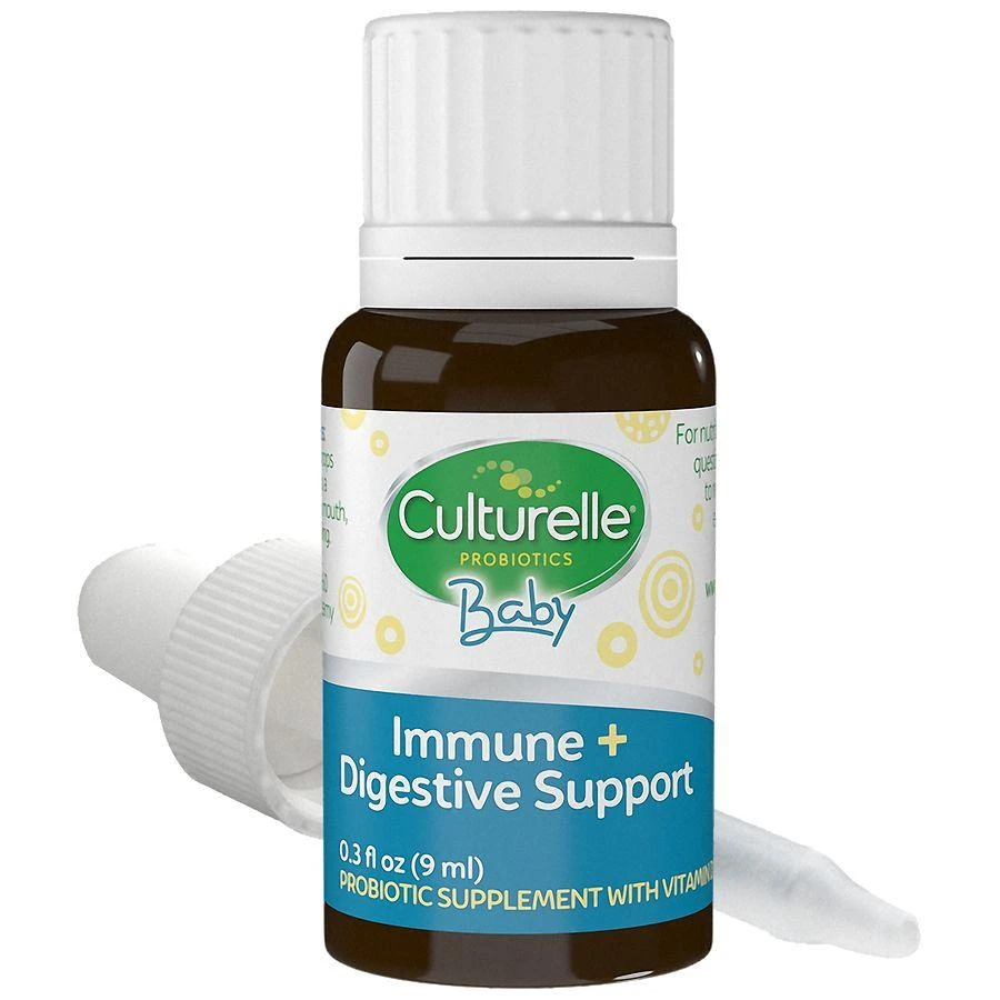 Culturelle Immune & Digestive Support Probiotic + Vitamin D Drops, 0-12 Months 3