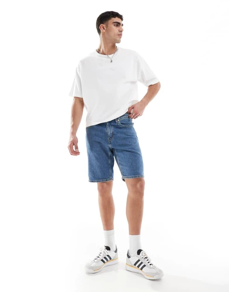 Levi's Levi's 445 athletic straight fit denim shorts in mid wash 1