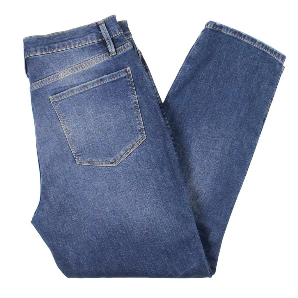 FRAME Le Sylvie Womens High Rise Distressed Cropped Jeans 3