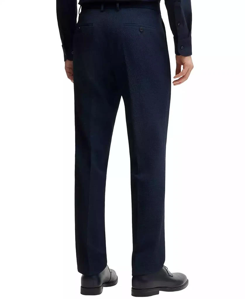Hugo Boss Men's 2 Piece Performance-Stretch Seersucker Suit 4