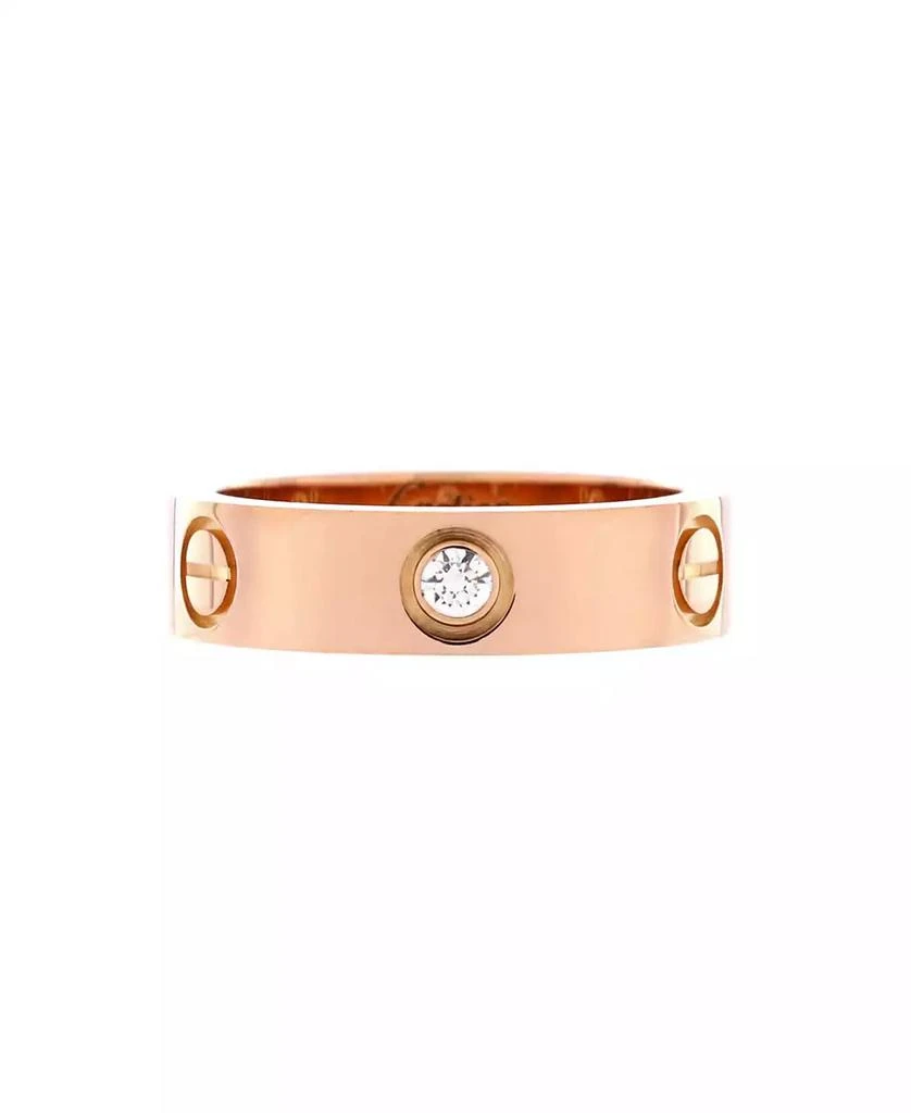 Cartier Love 3 Diamonds Band Ring