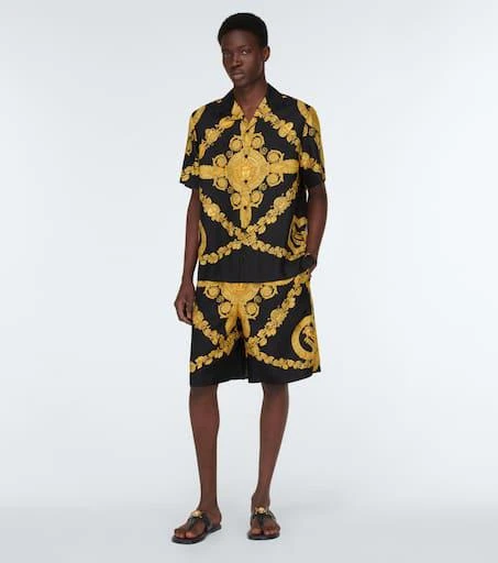 Versace Medusa leather thong sandals 2