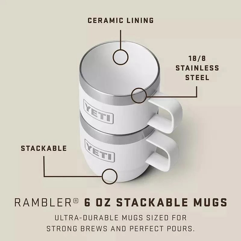 YETI YETI 6 oz. Rambler Stackable Espresso Cups 9