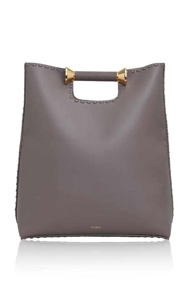【ALAIA】 ☆送料関税込み☆ Khaima Small Leather Toteバッグ Khaima Small leather tote bag in neutrals - Alaia | Mytheresa