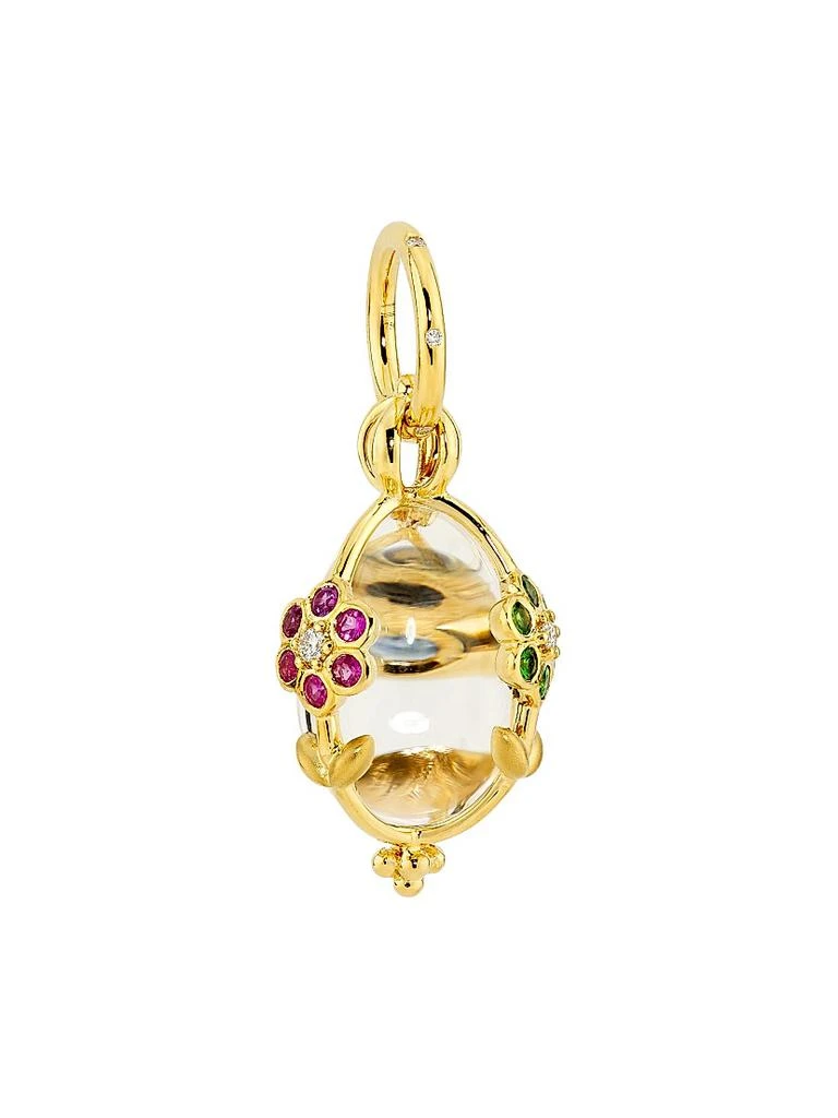 Temple St. Clair Fiori 18K Yellow Gold 
Multi-Gemstone Amulet